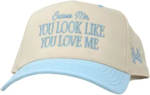 The Mad Hatter, Men & Womens Trucker Hat, Premium Adjustable Snapback for Everyday Wear, Excuse Me You Look Like You Love Me