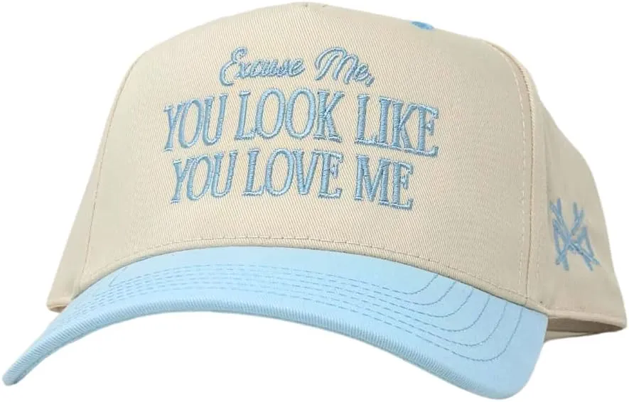 The Mad Hatter, Men & Womens Trucker Hat, Premium Adjustable Snapback for Everyday Wear, Excuse Me You Look Like You Love Me