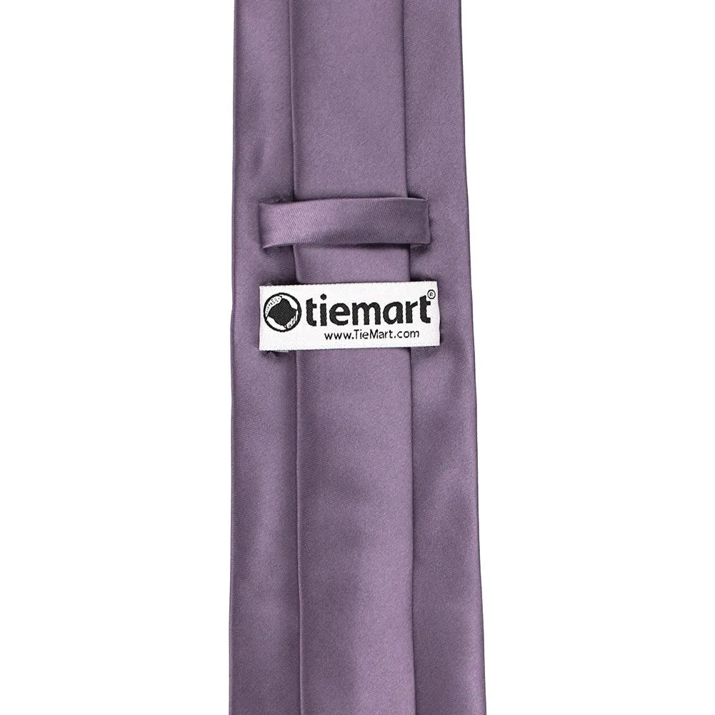 Victorian Lilac Premium Solid Color Necktie