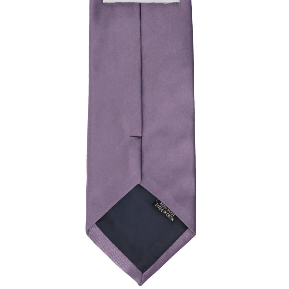 Victorian Lilac Premium Solid Color Necktie