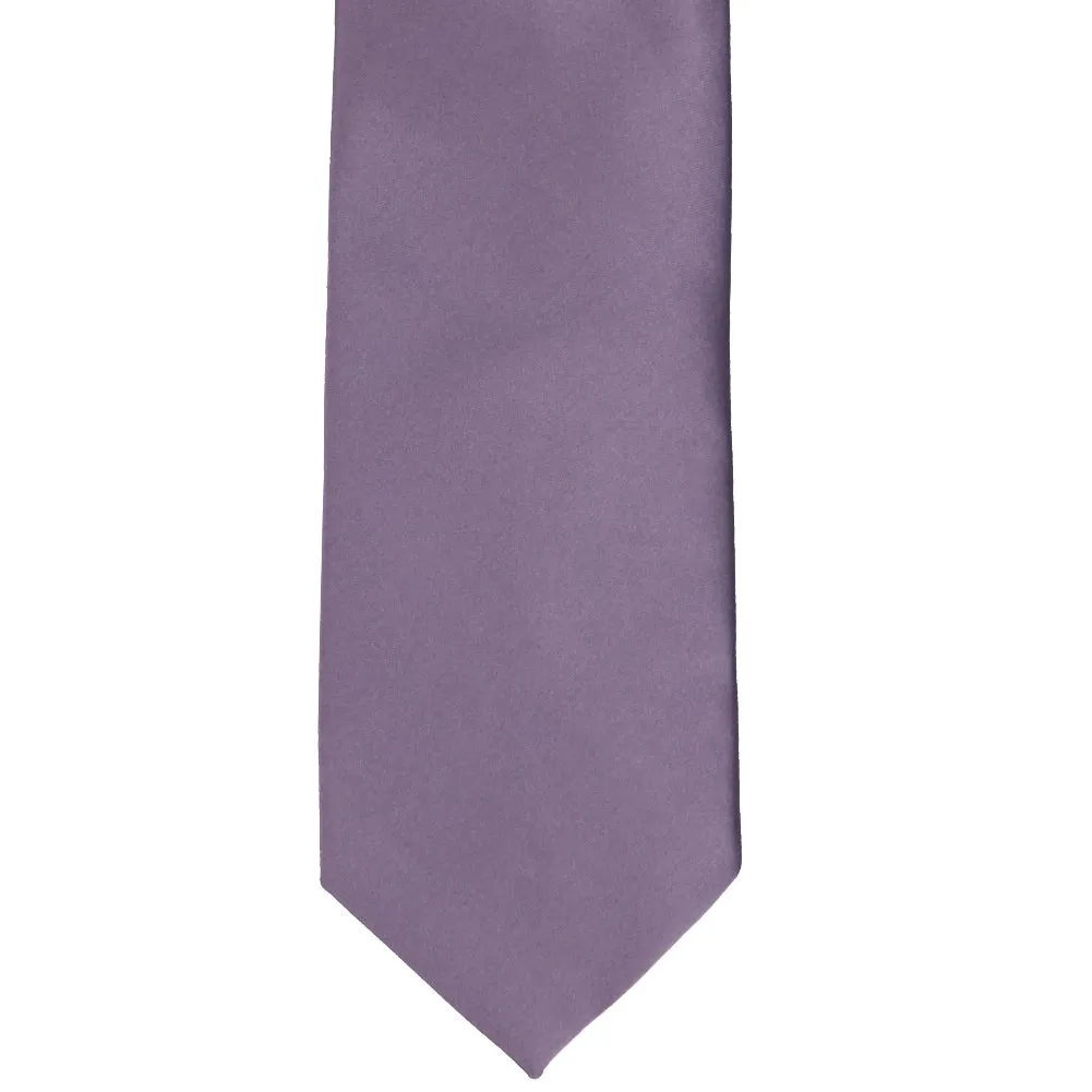 Victorian Lilac Premium Solid Color Necktie