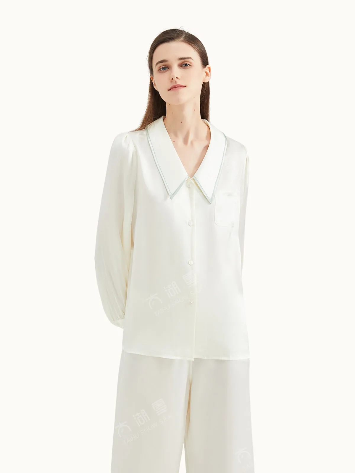 Women's Silk Pajamas Set