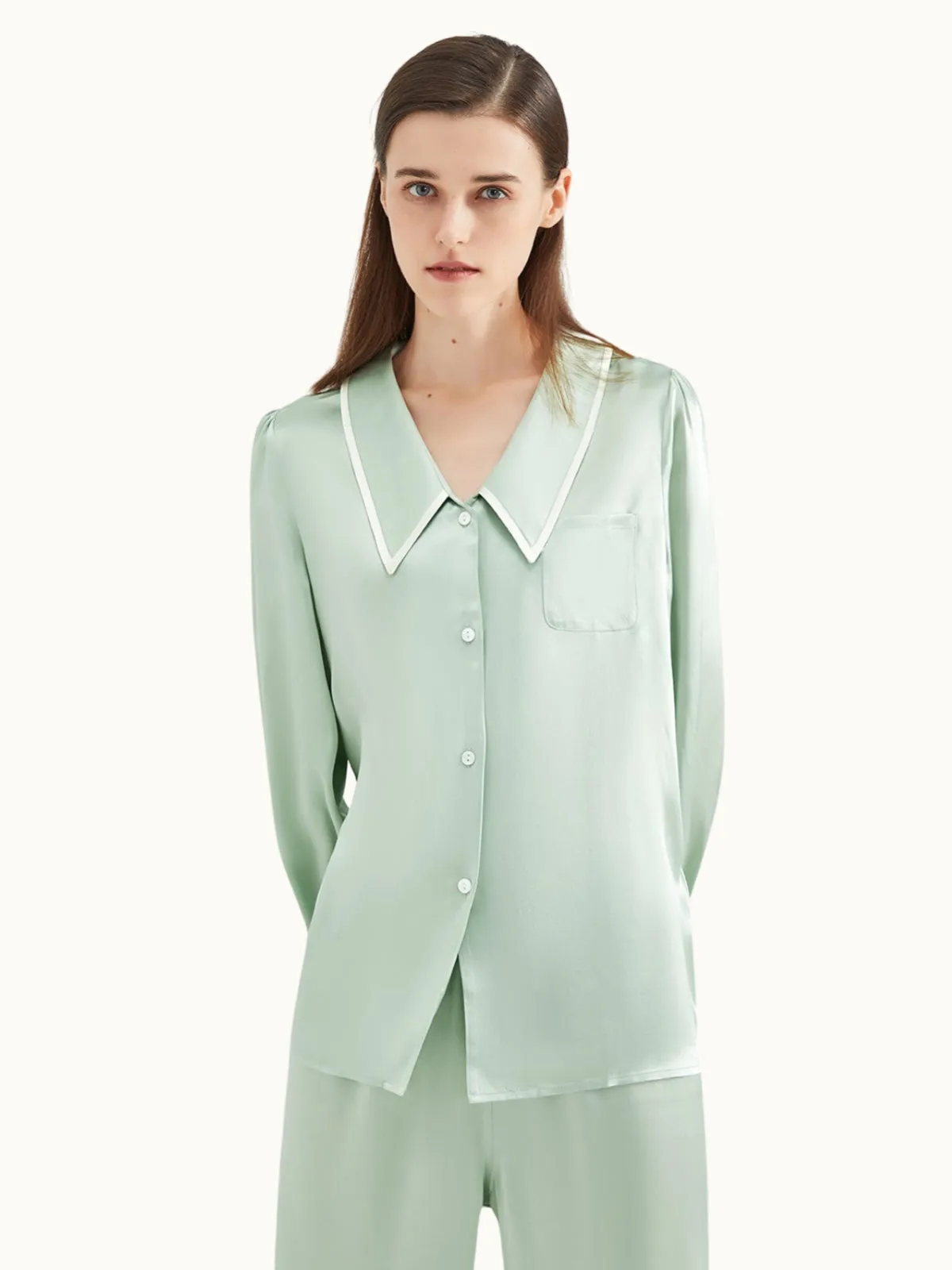 Women's Silk Pajamas Set