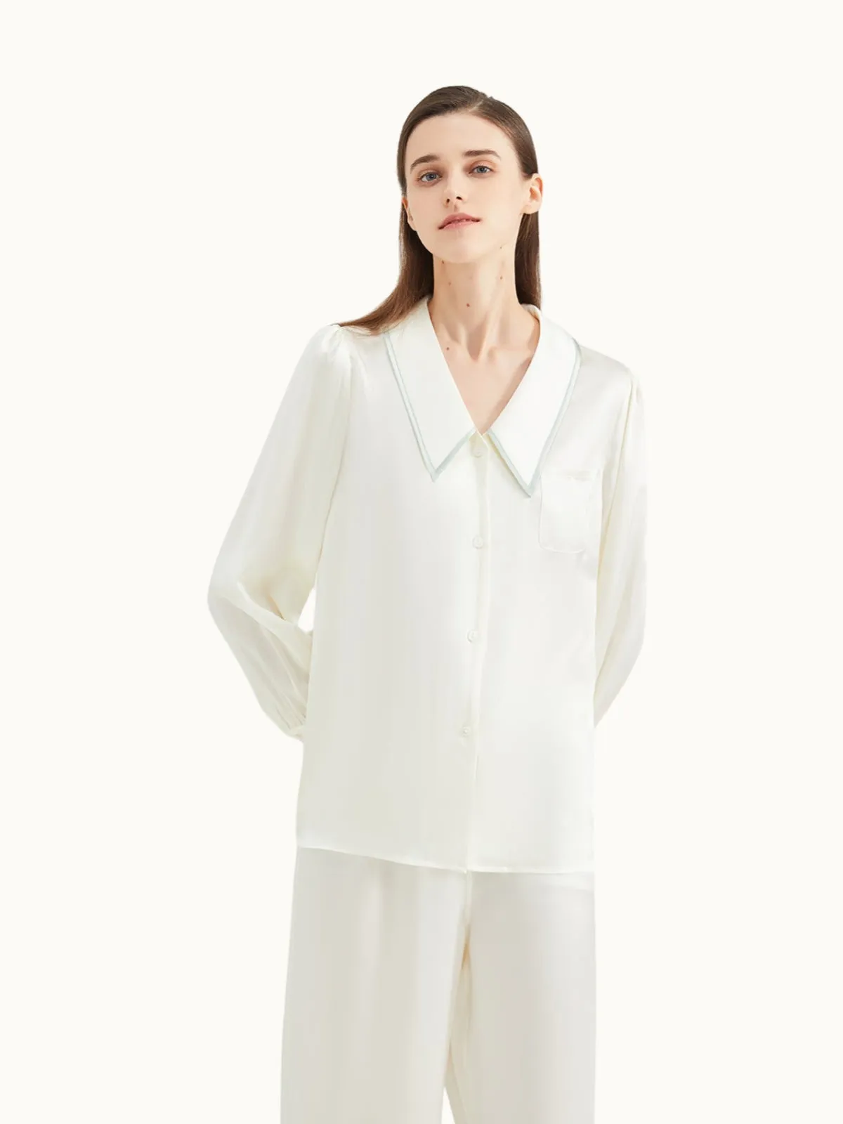 Women's Silk Pajamas Set