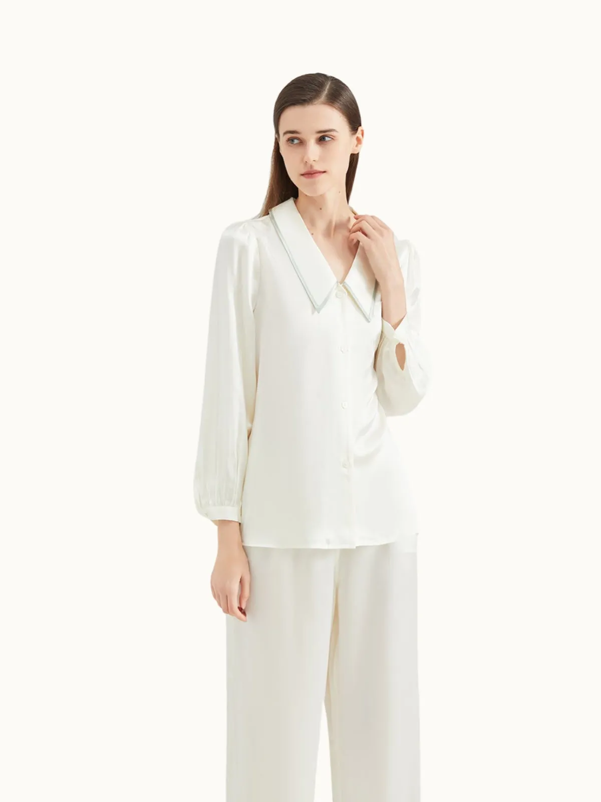 Women's Silk Pajamas Set